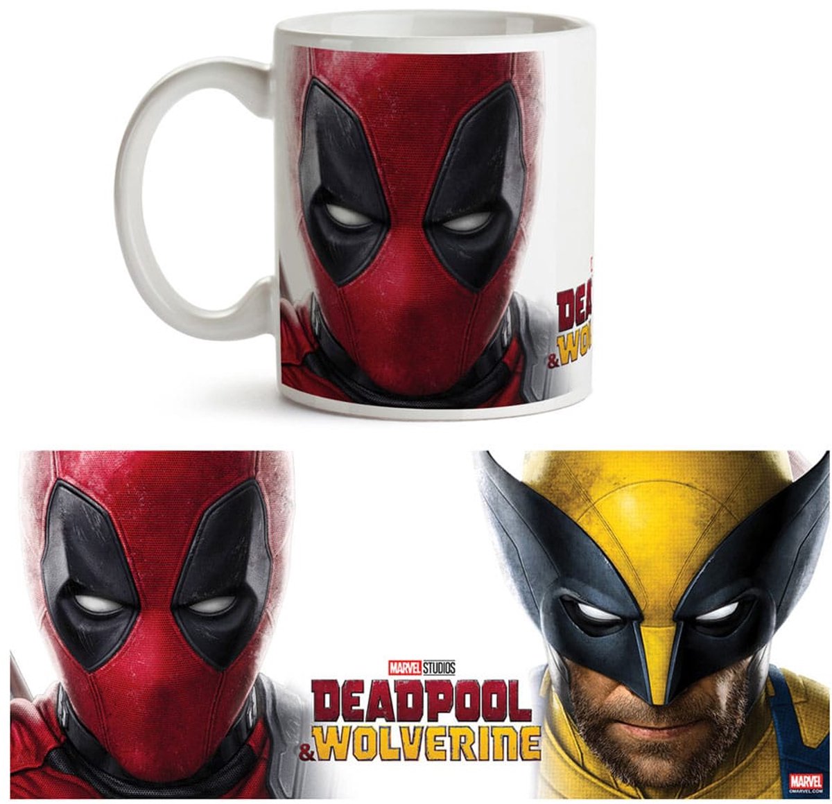 Semic Marvel Mok / Beker Deadpool & Wolverine Come together Cups & Mok / Bekers
