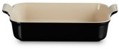 Le Creuset Ovenschaal Heritage - Ebbenzwart - 32 x 24 cm / 4 liter