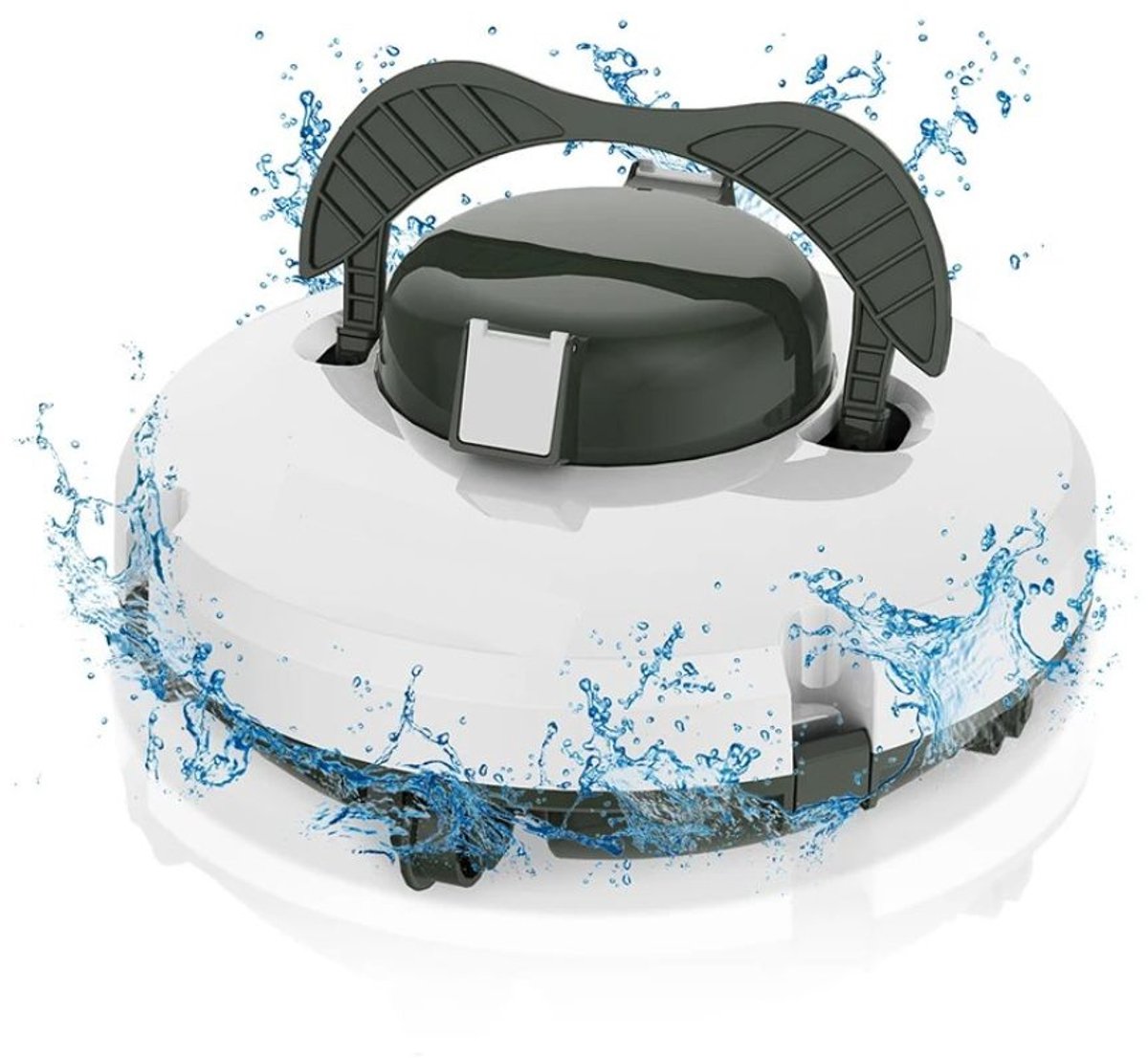 Serolux® – Zwembad robot – Zwembad Stofzuiger – Zwembadreiniger – Dubbele Krachtige Motor – Werktijd 130 minuten – 5200 mA – IPX8 – 28W motor – 33x33x15 cm – Wit Serolux® – Zwembad robot – Zwembad Stofzuiger – Zwembadreiniger – Dubbele Krachtige Motor – Werktijd 130 minuten – 5200 mA – IPX8 – 28W motor – 33x33x15 cm – Wit