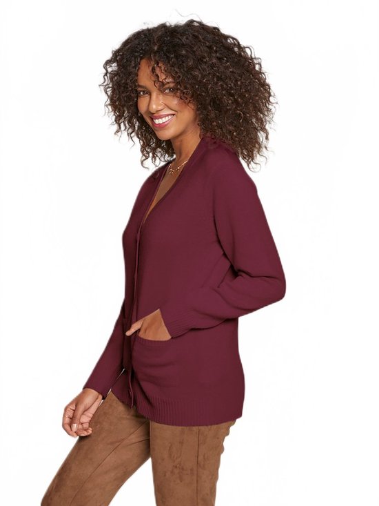 Cardigan en grosse maille avec boutons