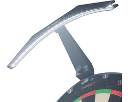 Target Darts Arc Board Light LED Dartbord Verlichting met 24 Witte LEDs, Universeel Verlichtingssysteem voor Alle Dartborden met Stalen Punten, Eenvoudige Montage en 3 Meter Kabel