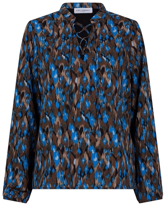 Lofty Manner Blouse Blouse Amina Qh16 Faded Flower Print Dames
