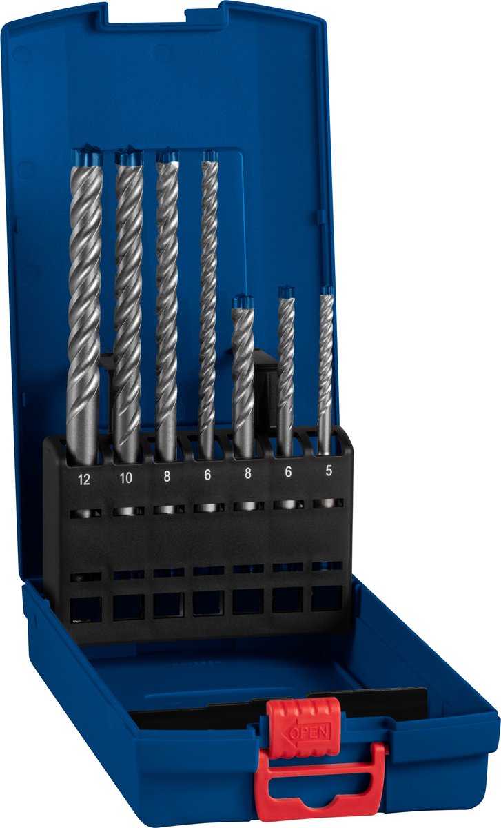 Bosch EXPERT SDS plus-7X hamerboorset 5/6/6/8/8/10/12 mm 7-delig