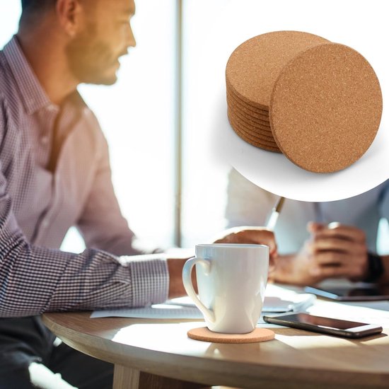 12 stuks Kurk-Onderzetters, Herbruikbare Absorberende Koponderzetter, Bekerhouder Onderzetters Koffiemok Ronde hot Pot Houder Pads met Rek voor koffie, bar, Keuken en Restaurant 12 stuks Kurk-Onderzetters, Herbruikbare Absorberende Koponderzetter, Bekerhouder Onderzetters Koffiemok Ronde hot Pot Houder Pads met Rek voor koffie, bar, Keuken en Restaurant