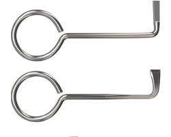 Dussdote Hoofdsleutel - Professionele lockpick-gereedschapset - Universele sleutel voor huisdeuren - Deuropenersleutel voor slotenmaker - Opent bijna elke deur - geschikt voor master lockpicks - 2 stuks