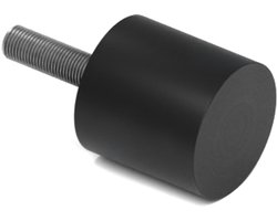 Rubbermagazijn - Trillingsvoet - Type D - 20x20mm - M6 - Set 10 stuks