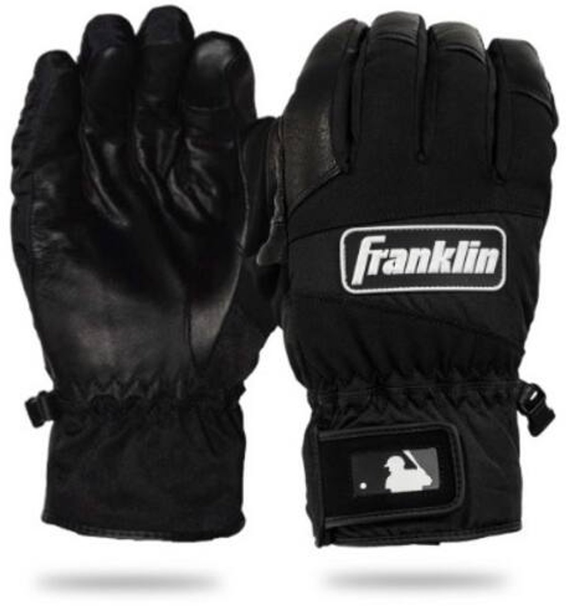 Franklin Honkbal/Softbal Slaghandschoenen Volwassenen| Maat S Kleur Black