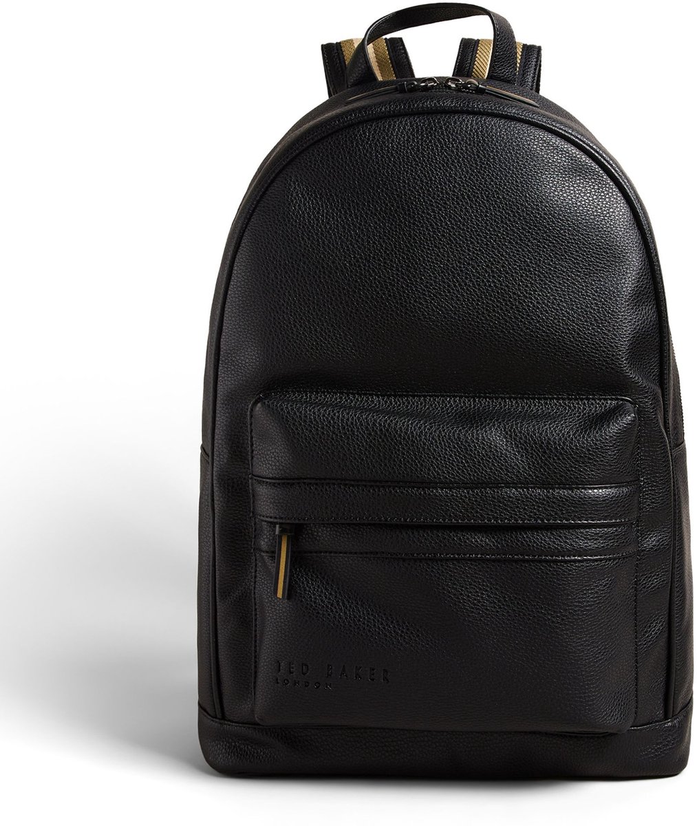 Ted Baker laptop rugzak rugzak met laptopvak Kaileb Webbing Backpack Black zwart