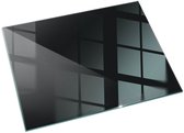 Plaque de base pour poêle Tulup - Plaque de sol couleur graphite foncé pour poêle - 60 cm x 40 cm - Plaque de base Zwart pour poêle - Plaque de base rectangulaire pour poêle à bois - Plaque de base pour cheminée - Plaque pour sous poêle à bois