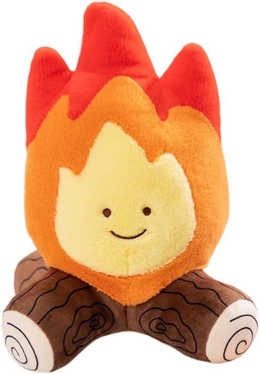 JGS Premium - Pluche dier kampvuur creatief werpkussen decoratief kussen voor kinderen - gesimuleerd nep kampvuur - maïs zoete aardappelen - pluche speelgoed - geschenken