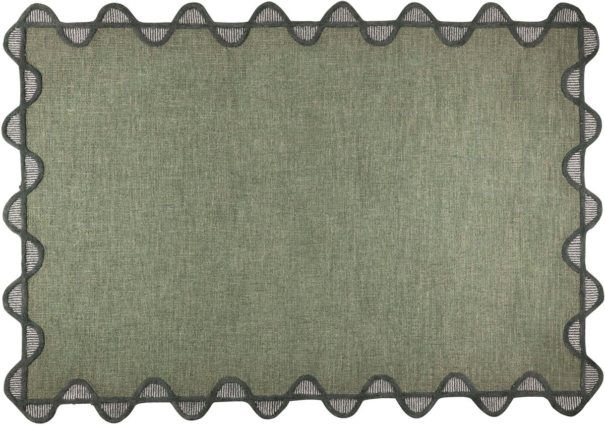 Bold Monkey Sugar Lines Vloerkleed 160 x 230 cm - Groen