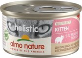 Almo Nature Natvoer voor Kittens - Holistic Mousse - Wit Vlees - 24 x 85 gram