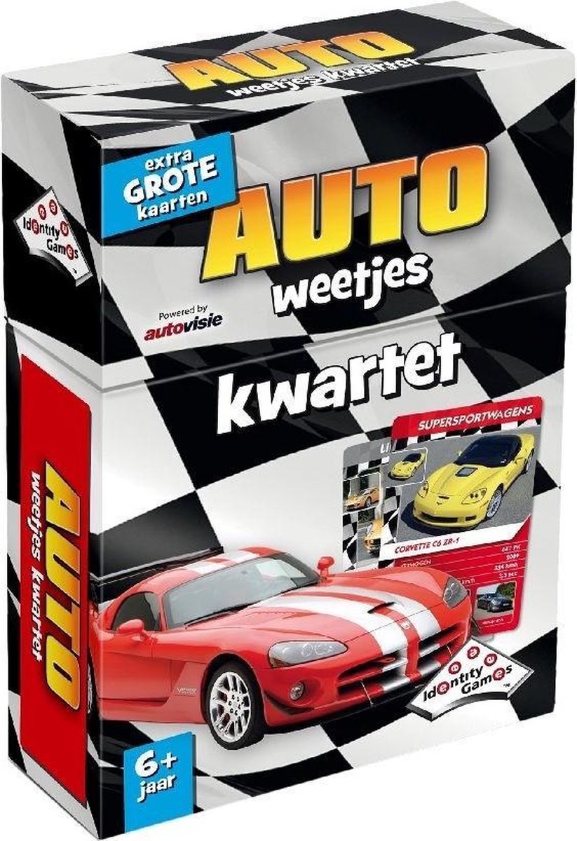 Identity Games Kwartetspel Auto Weetjes (nl)