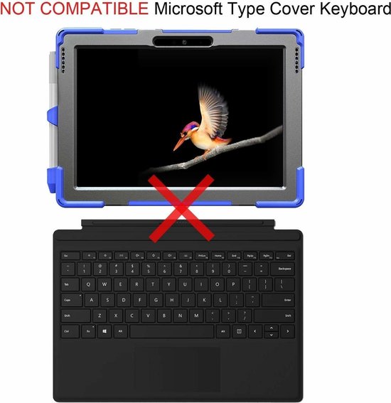 Microsoft Surface Pro X Cover Hand Strap Armor Case Met Surface Pen