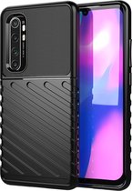 Case2go - Hoesje geschikt voor Xiaomi Mi Note 10 Lite - Schokbestendige TPU Back Cover - Zwart