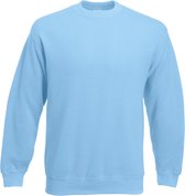 Fruit Of The Loom Heren Set-In Belcoro® garen Sweatshirt (Hemel Blauw)