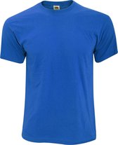 Fruit Of The Loom T-shirt à manches courtes Original Full Cut Screen Stars pour homme ( Blauw royal)
