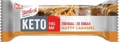 SlimFast - Advanced Keto Fuel Bar - Nutty Caramel - 12 repen
