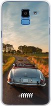 Samsung Galaxy J6 (2018) Hoesje Transparant TPU Case - Oldtimer Mercedes #ffffff