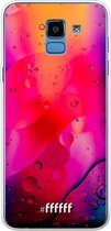 Samsung Galaxy J6 (2018) Hoesje Transparant TPU Case - Colour Bokeh #ffffff