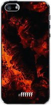 iPhone SE (2016) Hoesje Transparant TPU Case - Hot Hot Hot #ffffff