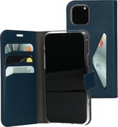 Mobiparts hoesje geschikt voor Apple iPhone 11 Pro - Wallet/Boekhoesje - Eco Leer - Magneet Sluiting - Opberg vakken - Blauw