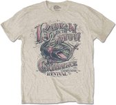 Creedence Clearwater Revival - Born On The Bayou Heren T-shirt - M - Creme