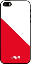 iPhone 5s Hoesje TPU Case - FC Utrecht #ffffff