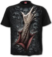 Spiral Unisex Tshirt -M- STRANGLER Zwart