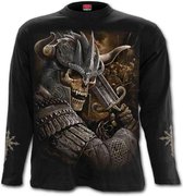 Spiral Longsleeve shirt -M- VIKING WARRIOR Zwart