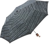 Mini paraplu muziekmotief zwart