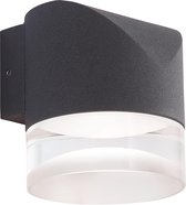 AEG lamp Daile LED buitenwandlamp antraciet | 1x 8W LED geïntegreerd, (720lm, 3000K) | Schaal A ++ tot E | IP-beschermingsklasse: 54 - spatwaterdicht