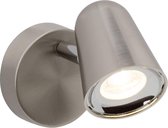 BRILLIANT lamp Nifty LED wandspot ijzer | 1x 4W LED geïntegreerd (SMD), (350lm, 3000K) | Schaal A ++ tot E | Draaibare kop