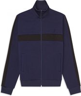 Fred Perry - Contrast Panel Track Jacket - Trainingsjack Heren - S - Blauw
