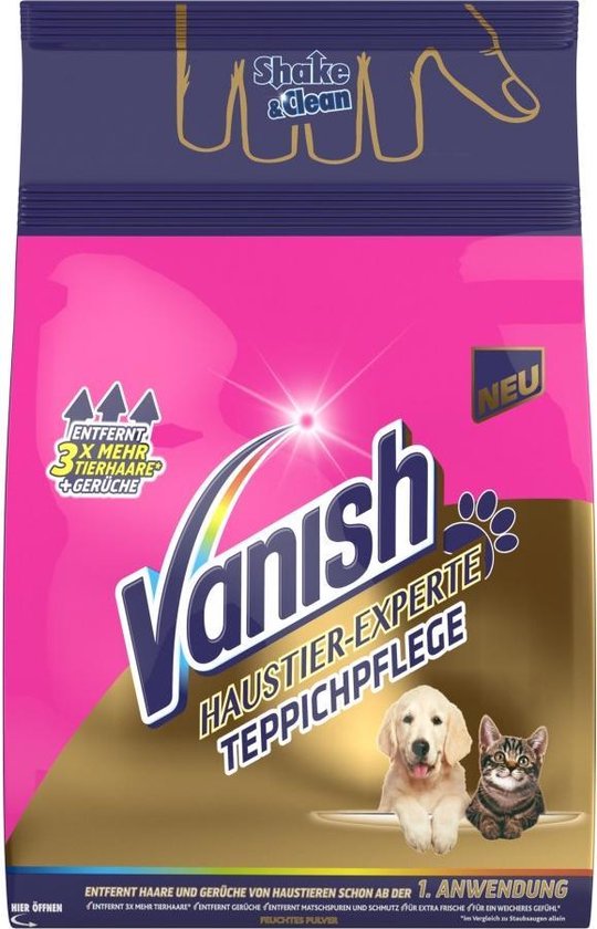 Vanish Pet Expert Powder Carpet Cleaner 750 g
