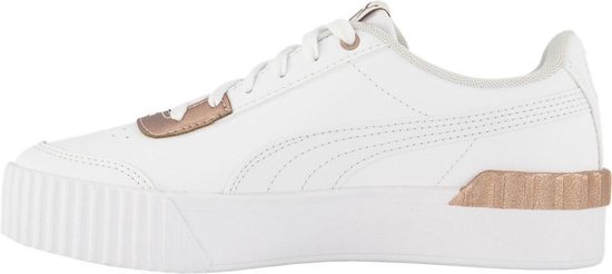 Puma Dames Witte Carina Lift Shine - Maat 38 Puma Dames Witte Carina Lift Shine - Maat 38