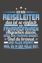 Ich Bin Reiseleiter Das Ist So Einfach Wie Fahrradfahren. Abgesehen Davon, Dass Das Fahrrad brennt. Und Du Brennst. Und Alles Brennt. Weil Du In Der H