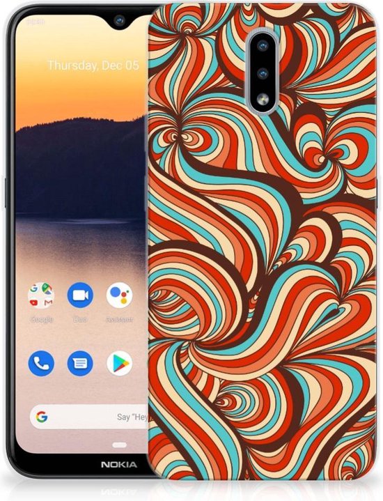 TPU Silicone Bumper pour Nokia 2.3 Coque Téléphone Rétro