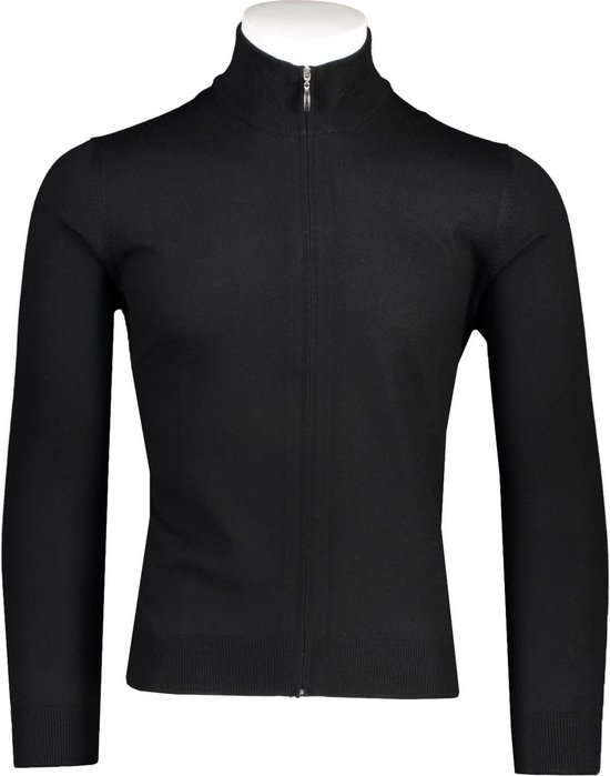 KUDMOL Gebreid vest voor heren, middellang, met zakken, gestreept, herfst en winter, fleecejack, cardigan, koffie, L KUDMOL Gebreid vest voor heren, middellang, met zakken, gestreept, herfst en winter, fleecejack, cardigan, koffie, L