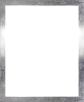 Homedecoration Misano – Fotolijst – Fotomaat – 24 x 47 cm  – Zilverglans retro