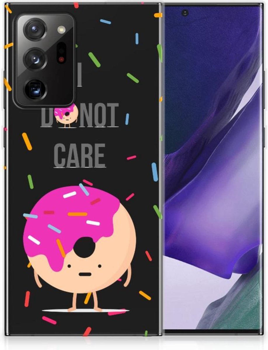 Samsung Galaxy Note20 Ultra Siliconen Case Donut Roze