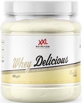 XXL Nutrition - Whey Delicious - Wei-eiwitpoeder met BCAA & Glutamine, Proteïne poeder, Eiwit shake, Whey Protein - Vanille - 2500 gram