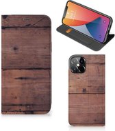 Hoesje iPhone 12 Pro Max Leuk Case Old Wood