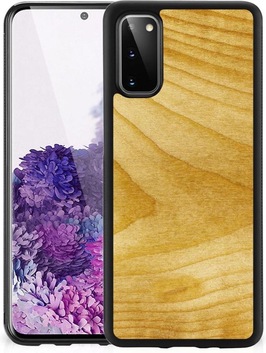 Samsung Galaxy S20 Grip Case Licht Hout