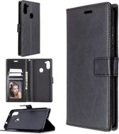 Samsung Galaxy A11 hoesje book case zwart