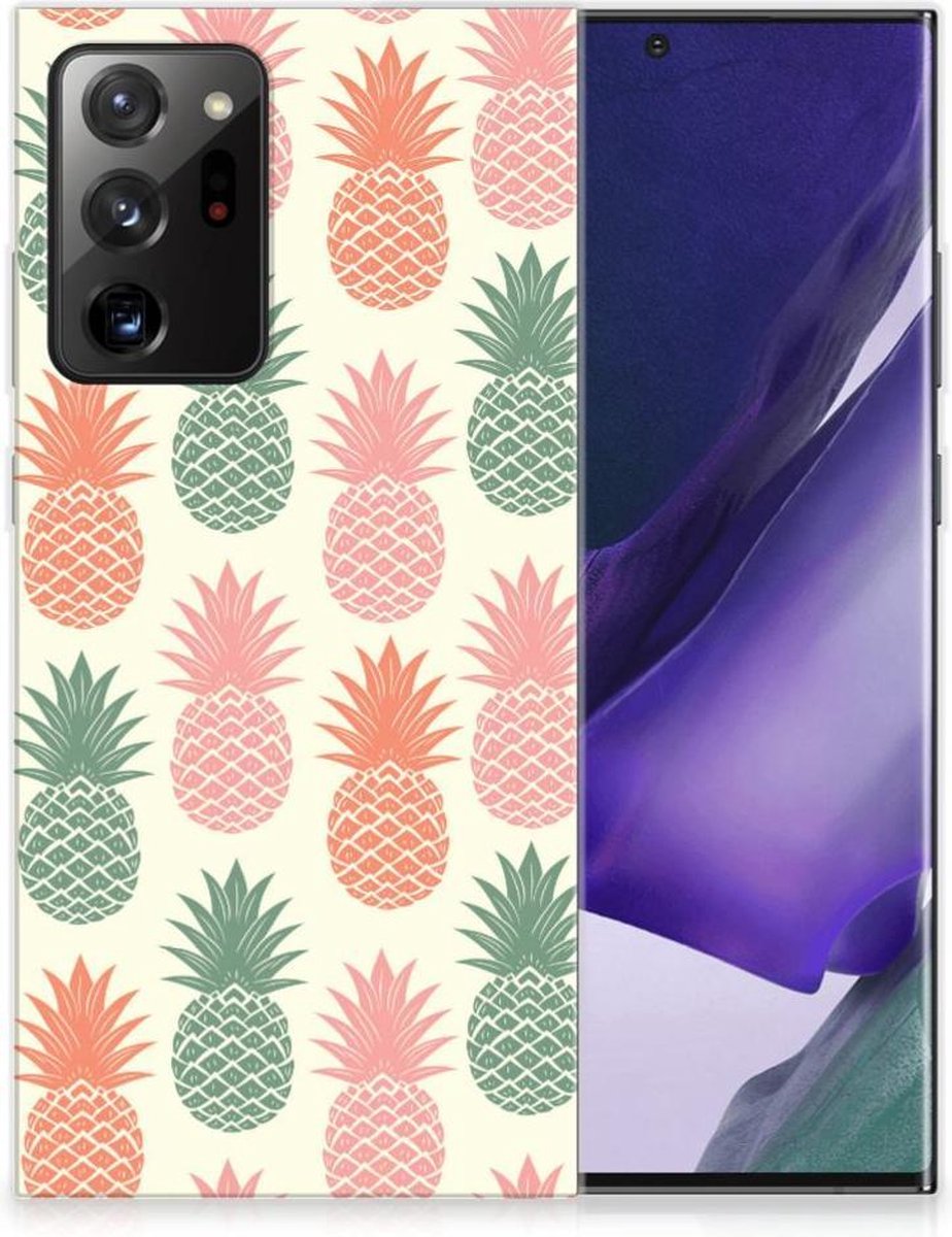 Samsung Galaxy Note20 Ultra Siliconen Case Ananas