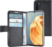 Azuri hoesje geschikt voor Oppo A91 - Walletcase - Zwart