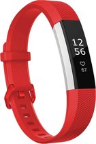 iMoshion Siliconen Smartwatch Bandje voor de Fitbit Alta (HR), Fitbit Alta - Rood