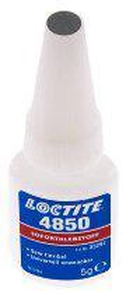 Loctite Secondelijm 5ml Transparent 3-11s Uithardingstijd Leer Stof En Papier Oppervlakten 4850-005