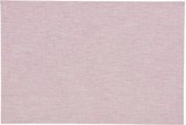2x Placemats/onderleggers pastel roze 30 x 45 cm - Tafel dekken - Pastel roze tafeldecoratie